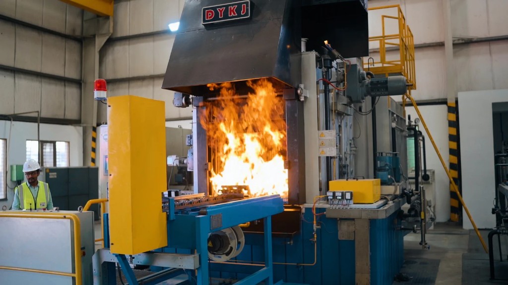 Industrial heat treatment and manufacturing process