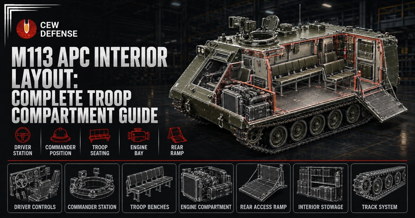 Exploring The M113 APC Interior: A Detailed Troop Compartment Guide