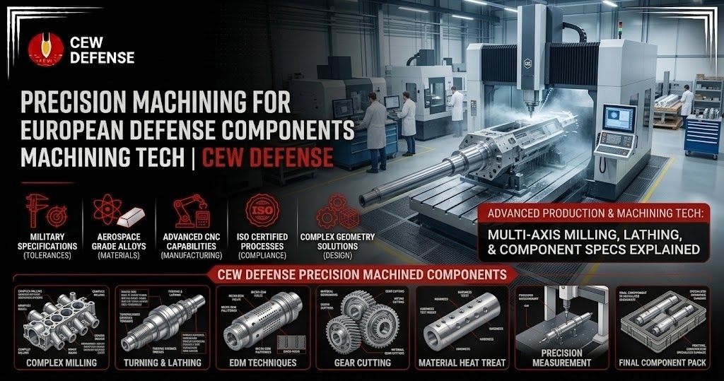 Machining for European Defense: Precision Manufacturing, Components, and Industrial Supply