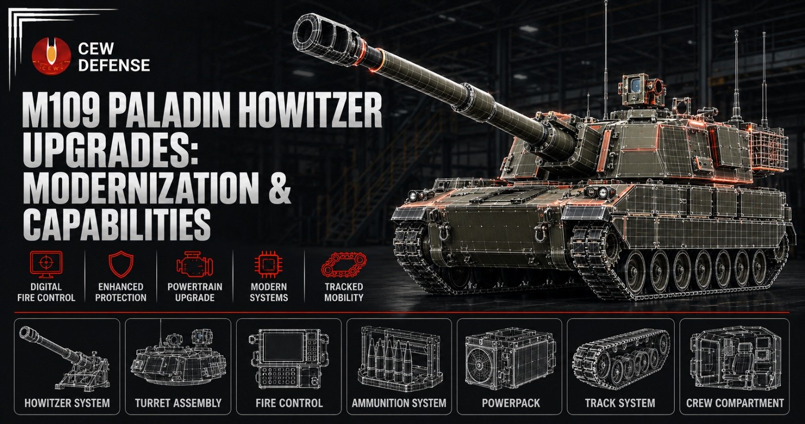 M109 Paladin Howitzer Upgrades: Tracing the Evolution of America's Mobile Artillery