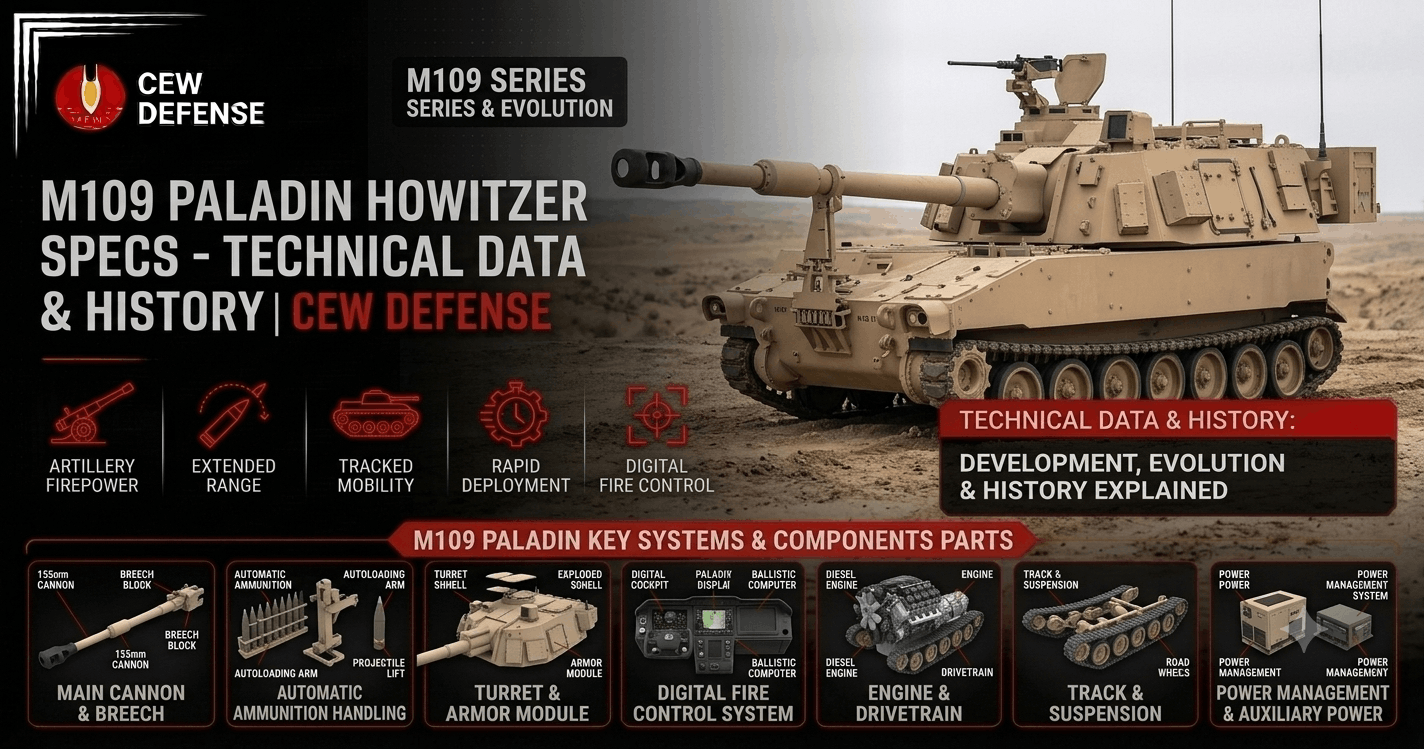 M109 Paladin Howitzer: Self-Propelled Artillery for Modern Combat