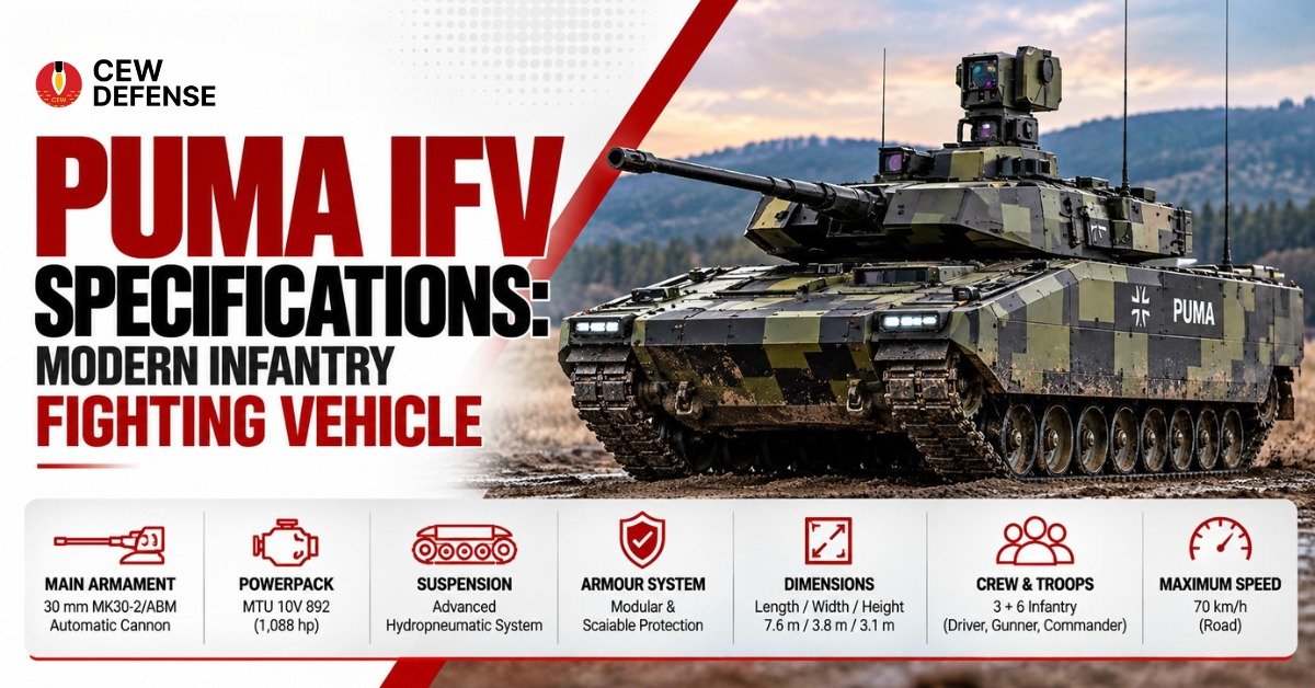 Puma IFV Specifications And Capabilities - Modern Infantry Fighting Vehicle