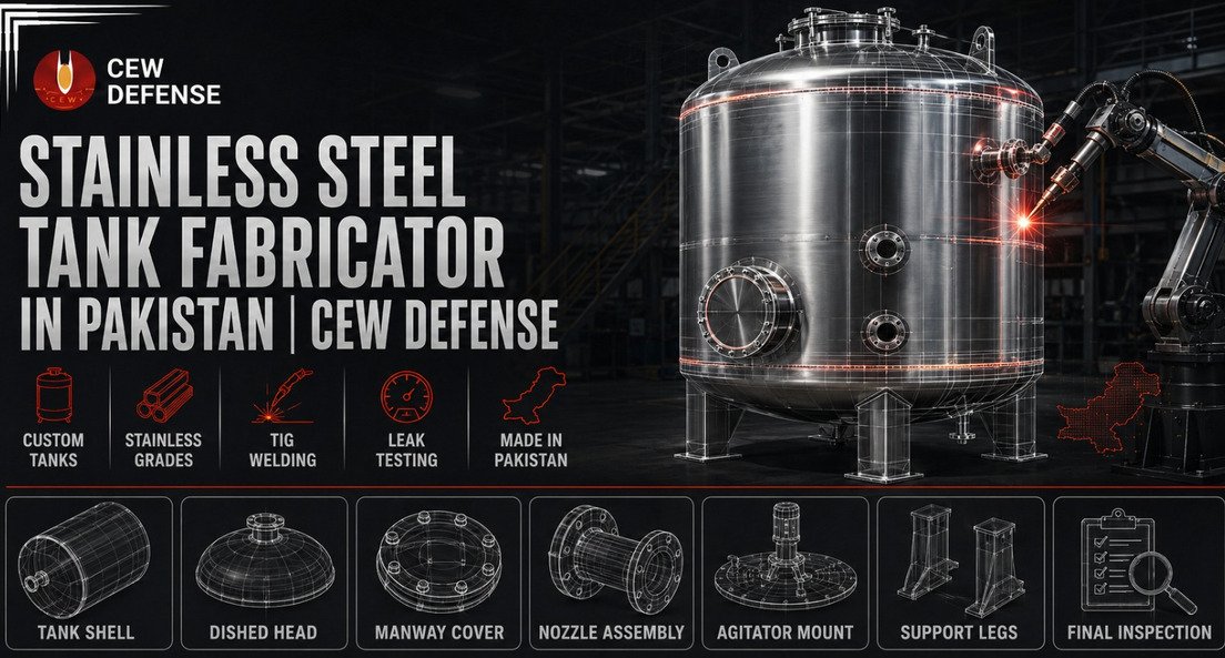 Stainless Steel Tank Fabricator | Custom Industrial and Military Storage Solutions
