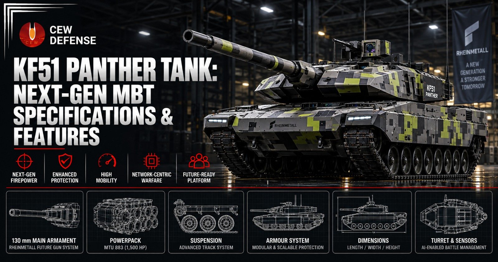 KF51 Panther Tank: Advanced Main Battle Tank Specifications and Core Features