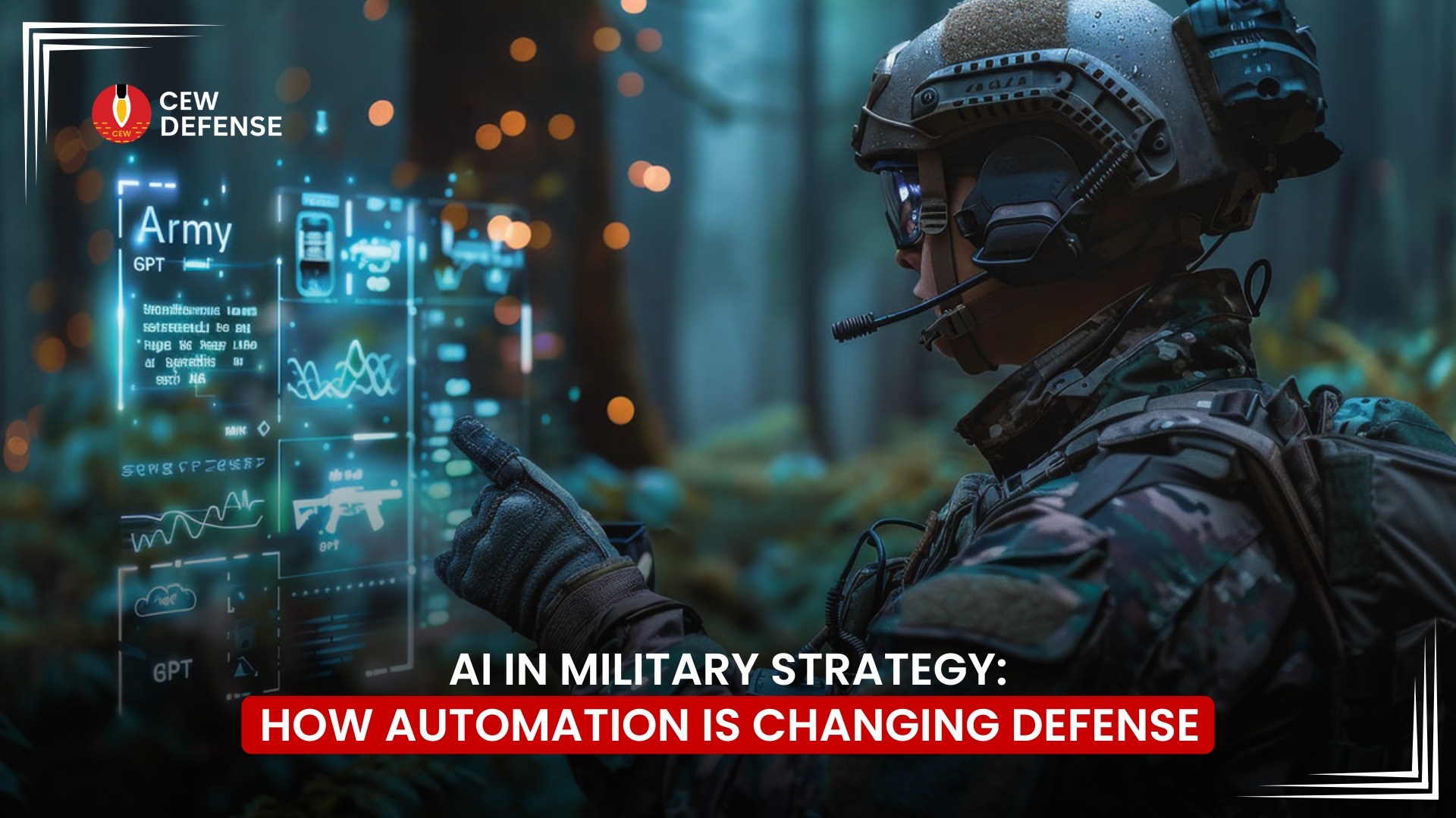 Read more about the article AI in Military Strategy: How Automation is Changing Defense